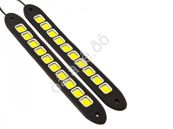 Огни ходовые 40 LED, 12V, гибкие, резин. корп., 260мм, белый