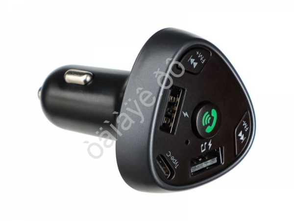 Модулятор BT соединение, 2xUSB-A, USB -C Быстрая зарядка QC, PD, NG