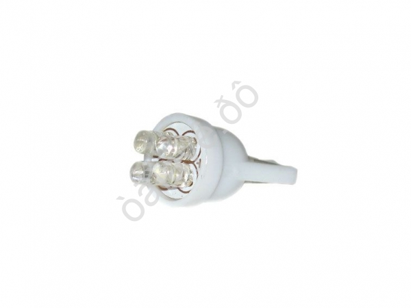 Светодиод 12V T10 4LED W2,1x9,5D WHITE "Маяк" /10
