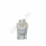 Светодиод 12V T10 4LED W2,1x9,5D WHITE "Маяк" /10