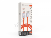 Дата-кабель универ. MicroUSB, 1м, 2А, оранжевый