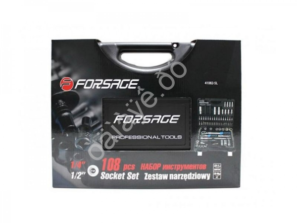 Набор инструментов 108пр. 1/4"1/2", 6гр, 4-32мм с телеск. трещ. Forsage  /1/3