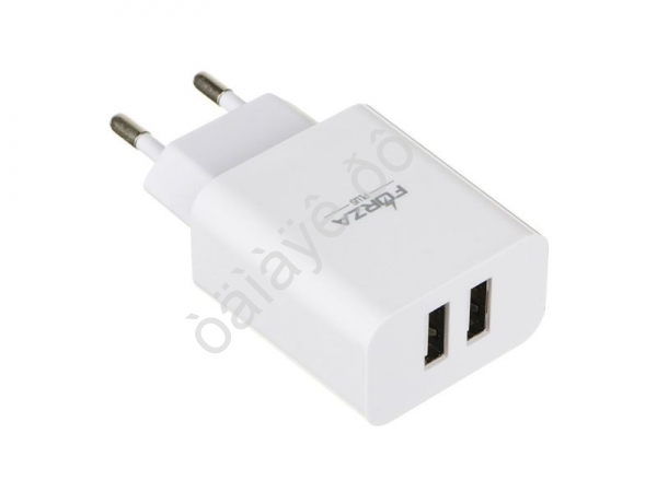 СЗУ 220В, 2 USB, 2A, FORZA /1/20