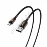 Дата-кабель универ. USB--Type-C, Комфорт,  1м, 3А, Быстрая зарядка QC3.0, тканевая оплётка, черный