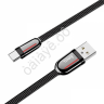 Дата-кабель универ. USB--Type-C 1.2м, 3А, черный HOCO U74 Дата-кабель универ. USB--Type-C 1.2м, 3А, черный HOCO U74