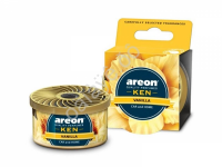 Освежитель воздуха "Areon KEN" в банке, VanillaВаниль /1/12