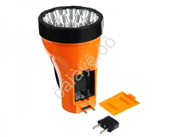 Фонарь прожектор "ЧИНГИСХАН" LED, 3xAA/220В, пластик, 17х11см /1/10