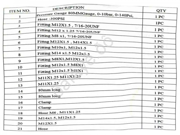 Тестер давления в топливной системе 21 пр. МАЯКАВТО™/1/10_