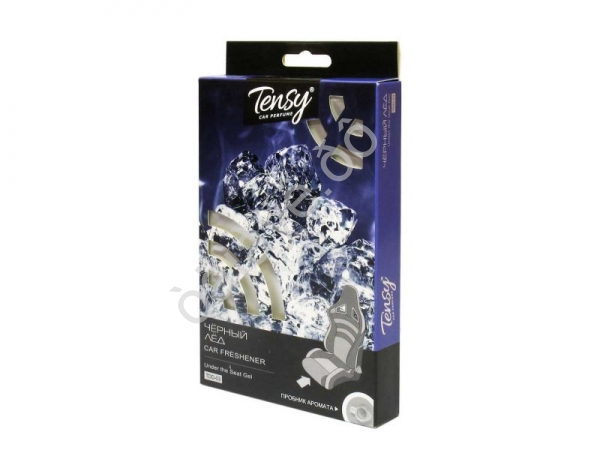 Освежитель воздуха "Tensy" под сиденье, TDD-03, Черный лед