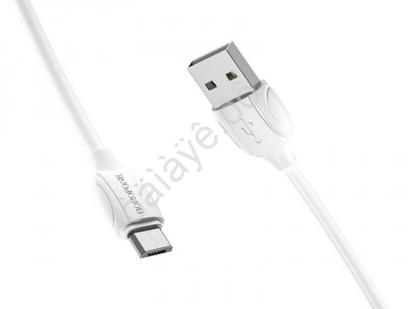 Дата-кабель универ. MicroUSB Borofone BX19 1м (Белый)