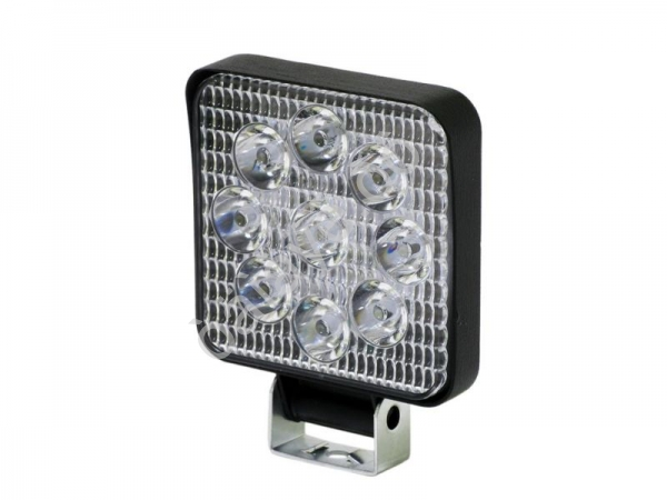 Фара светодиод. дополнит. 9SMD 27W квадратные, 2 режима, L521