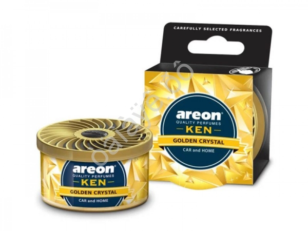 Освежитель воздуха "Areon KEN" в банке, Golden CrystalЗолотой кристал /1/12