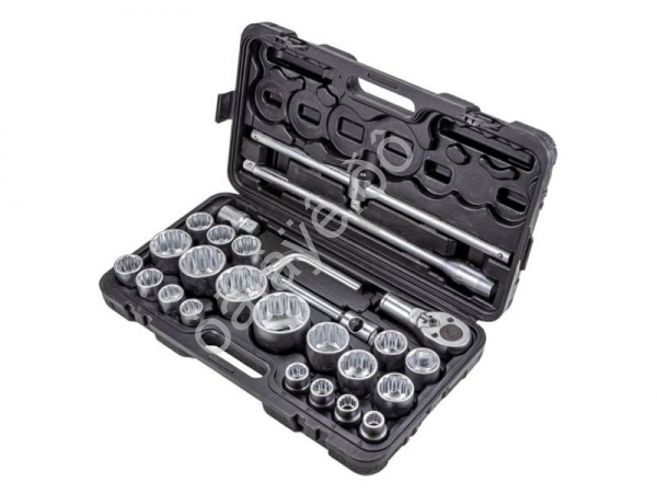 Набор инструментов 26пр, 3/4'1'(12гр.)(17,19,21,22,24,27,30,32,33,34,35,36,36-6гр,38,41,46) FORCEKRAFT