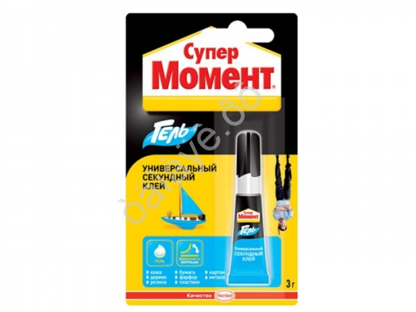 Клей секундный "Супер-Момент"  гель /12