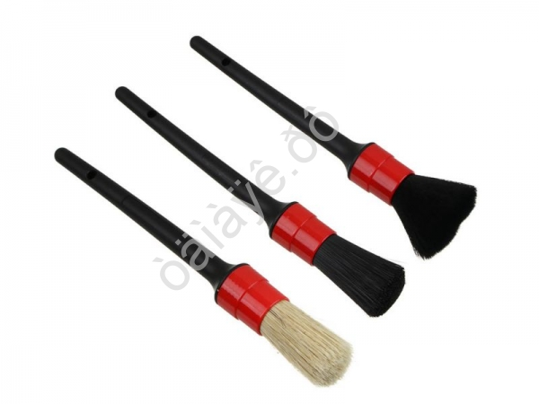 Набор щеток для детейлинга, 3 штуки, BY