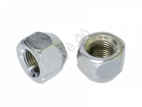 Гайка М12*1,25*17, открытая, конус (без бурта), ключ 21, хром /20