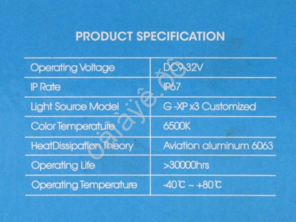Светодиод 12-32V S8 H4 6500K