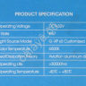 Светодиод 12-32V S8 H4 6500K Светодиод 12-32V S8 H4 6500K
