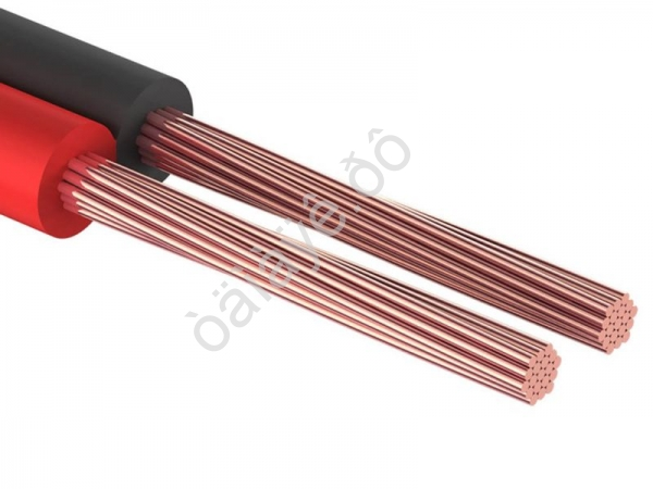 Провод двойной 2х2.5мм, кр./черн. PROCONNECT (100m) 1/2