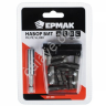 Набор бит на блистере 16 предметов, магнитный адаптер 60 мм, 15 бит 25мм ЕРМАК