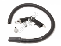 Пистолет пескоструйный пневматический (сопло: 4.5, 5мм, шланг со щупом для песка-1м, расход воздуха  Forsage