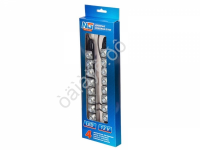 Огни ходовые 8 LED, 12V, гибкие, пласт. корп., 220мм, белый