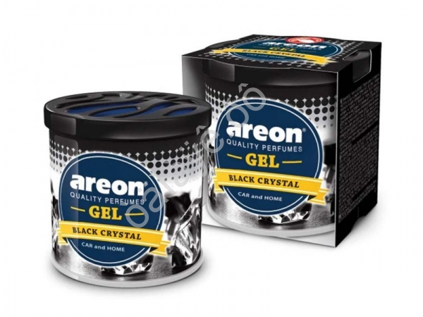 Освежитель воздуха "Areon GEL CAN" гелевый в банке, Black CrystalЧерный Кристалл /1/6