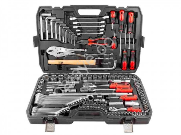 Набор инструментов 142пр. 1/2",1/4", 3/8" (6гр) 4-32мм) FORCEKRAFT
