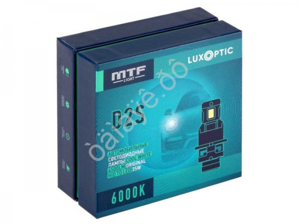 Светодиодные лампы MTF LIGHT серия LUXOPTIC OEM LED D2S, 35W, 4500LM, 4300K, штатный размер, к-кт