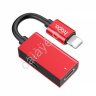 Адаптер Hoco LS15 2 разъема Lightning ориг чип Адаптер Hoco LS15 2 разъема Lightning ориг чип