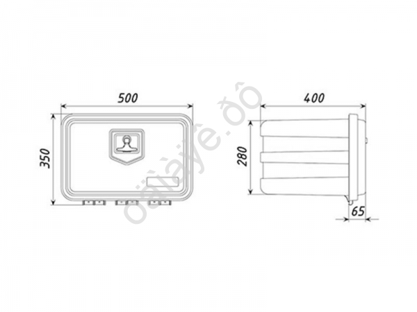 Ящик инструментальный FLYBOX 500