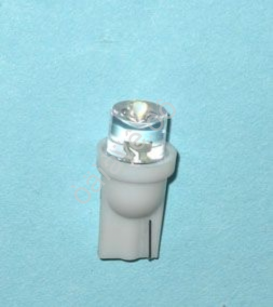 Светодиод 12V T10 W2,1x9,5D CONE WHITE "Маяк" /10