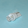 Светодиод 12V T10 W2,1x9,5D CONE WHITE "Маяк" /10