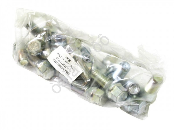 Болт М14*1,50*28, конус, ключ 17, цинк /1/20_