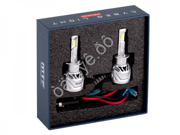 Светодиодные лампы MTF Light серия CYBER LIGHT MINI H1, 12V, 40W, 3750LM, 6000K, кулер, к-т