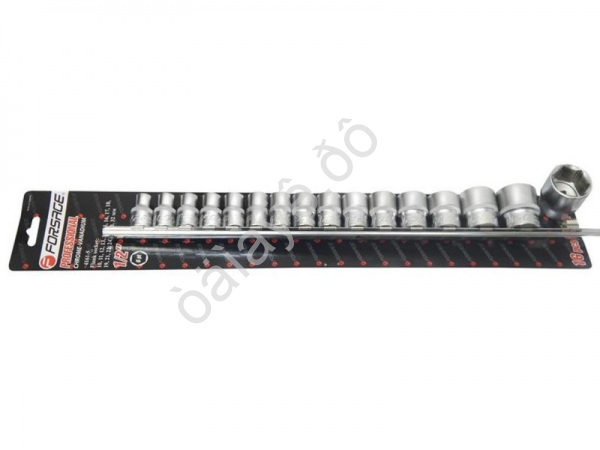 Головки, набор 16пр., 1/2" (10-19, 21 22 24 27 30 32мм, 6гр.) Forsage