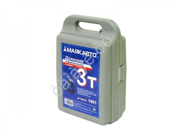 Домкрат гидравлический  3т h=180-350мм МАЯКАВТО™в кейсе/1/8_