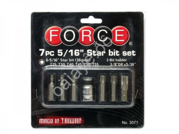 F3071 3/8"  Набор звёздочек 7предметов /1/10/40