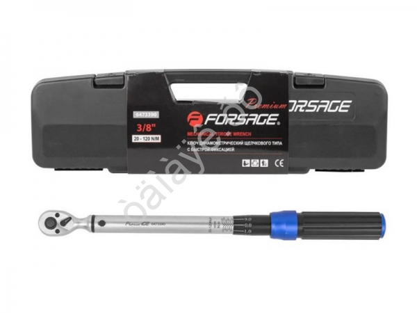 Ключ моментный 20-120Нм, 3/8" Forsage