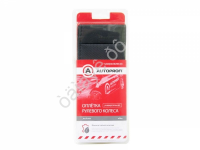 Оплётка на руль AUTOPROFI SAM-100 BLACK экокожа
