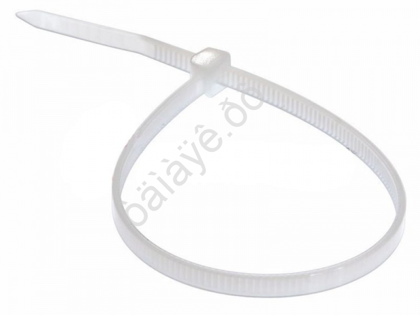 Хомут пластиковый   8х300  М5, белый 1уп/100шт /1/50_