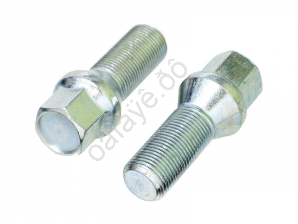 Болт М15*1,25*32, конус, ключ 17, цинк /20