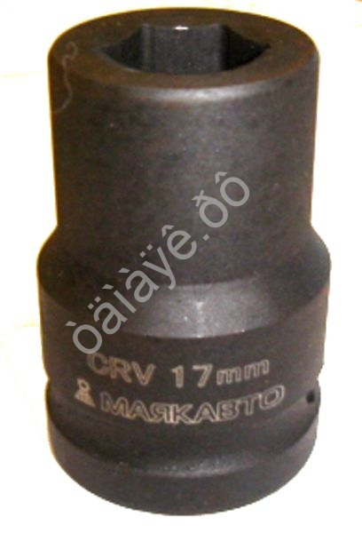 Головка ударная длинная 17мм 3/4" 6гр. МАЯКАВТО™ 1/20_