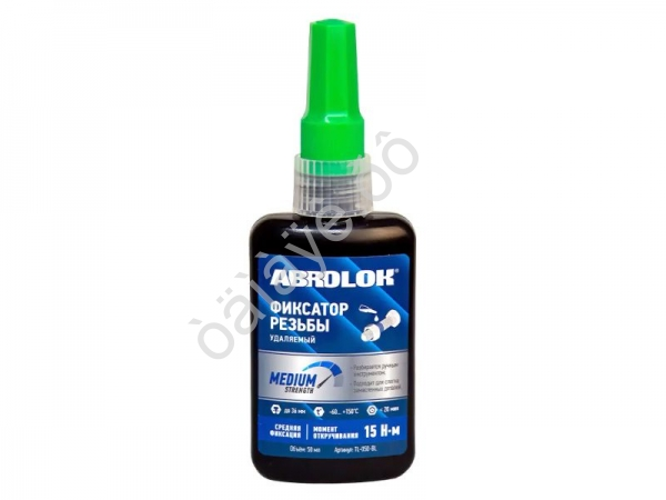 Фиксатор резьб. соединений синий ABRO 50мл.TL-50-BL