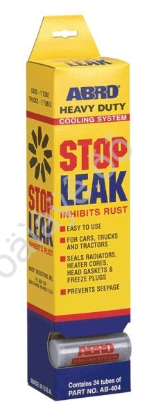 Герметик радиатора "ABRO Stop Leak" 20гр. (24 шт.) Герметик радиатора "ABRO Stop Leak" 20гр. (24 шт.)