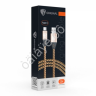 Дата-кабель универ. USB--Type-C, 1м,2А, кожаная оплётка, золотистый Дата-кабель универ. USB--Type-C, 1м,2А, кожаная оплётка, золотистый