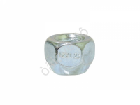 Гайка М12*1,25*17, открытая, конус (без бурта), ключ 21, цинк /20