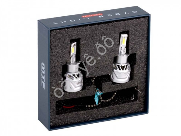 Светодиодные лампы MTF Light серия CYBER LIGHT MINI H3, 12V, 40W, 3750LM, 6000K, кулер, к-т