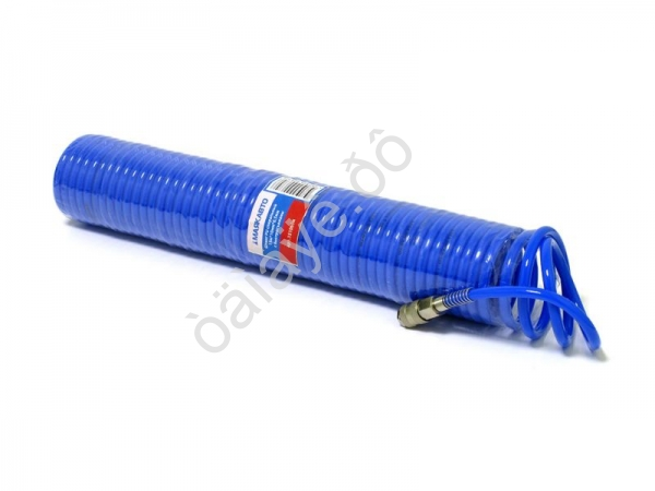 Шланг PU спиральный 15м*10мм*6.5мм с быстросъемами МАЯКАВТО™/1/24_