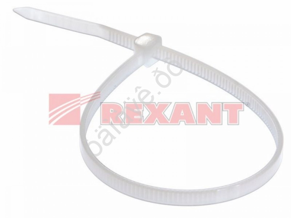 Хомут пластиковый 3.6х250 REXANT белый 1уп./100шт /1/10/100